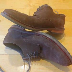 Cole Japan Brown Suede Leather dress shoes